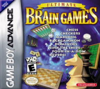 Ultimate Brain Games GameBoy Advance US box art